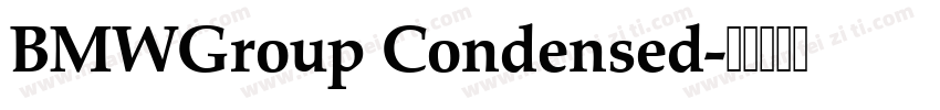 BMWGroup Condensed字体转换